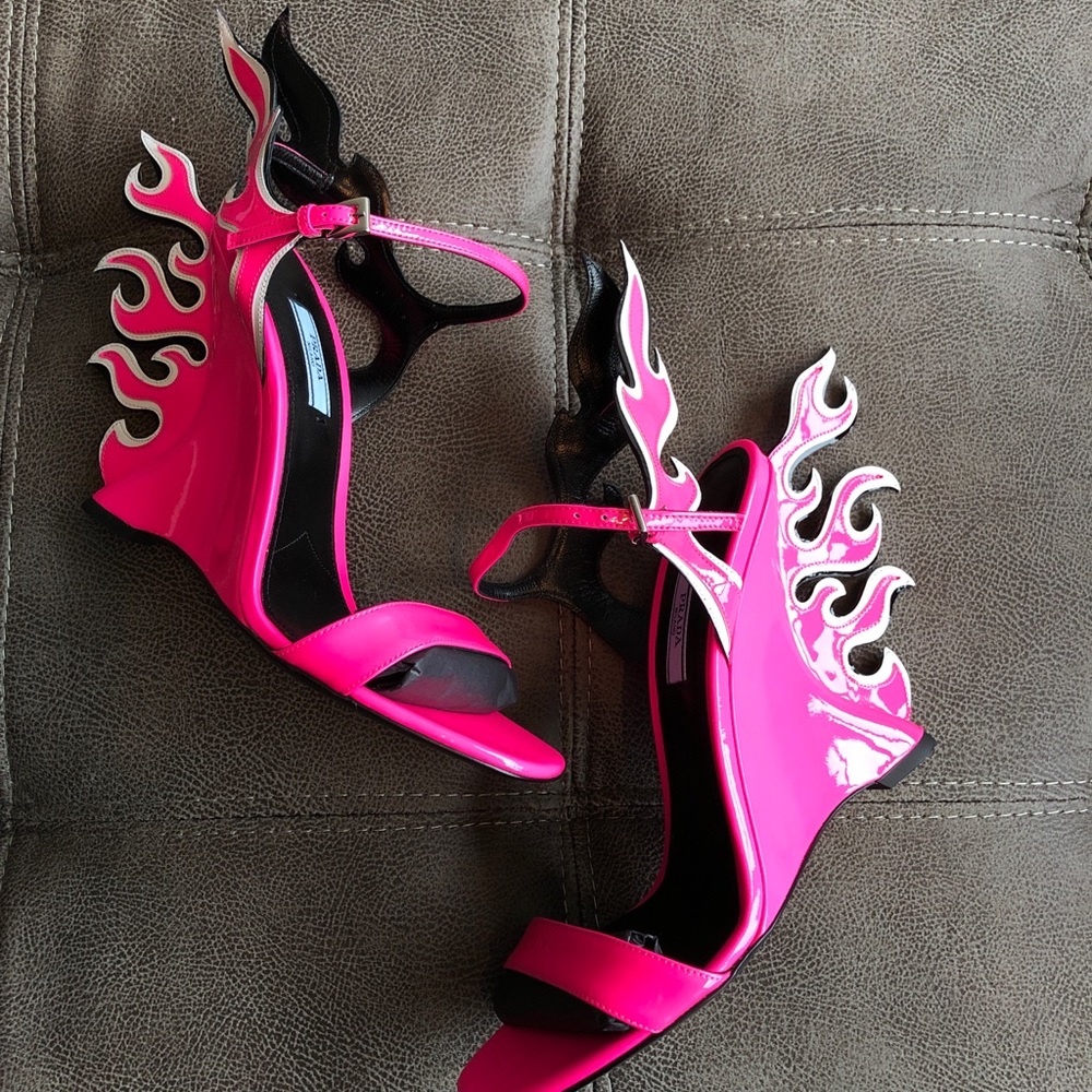Prada Pink Flame heels